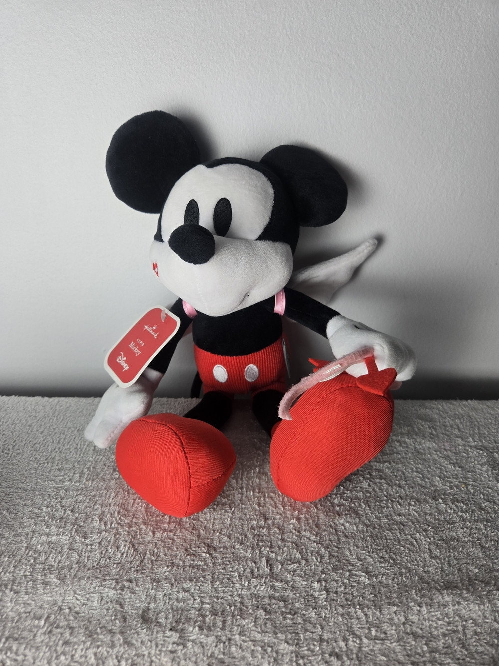 Disney Mickey Mouse Plush Toy - Black, White & Red